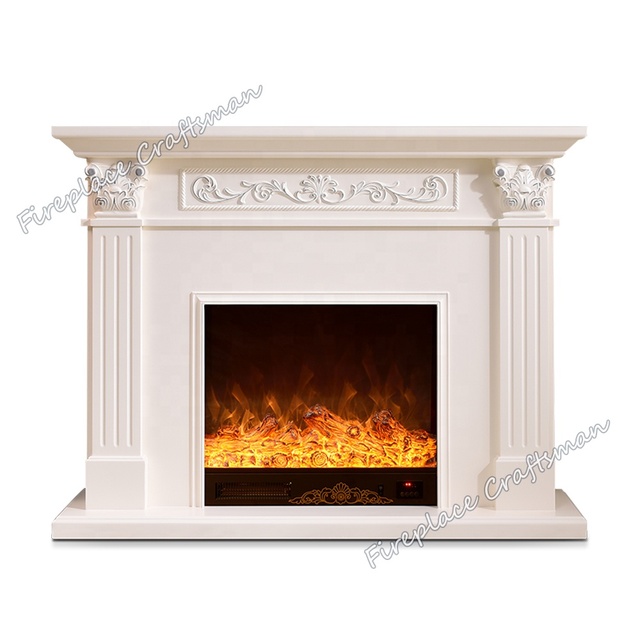 Item 321B Multi Functional Smart Indoor Hot Wind Heating and Decorate Electric Freestanding Fireplace