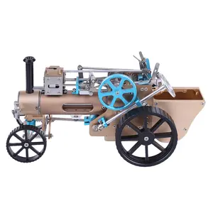 STEM-Wissenschaftsspielzeug vollmetall elektrisches Dampfauto-Modell Motor Montessori-inspirierte DIY-Lernspielzeuge für Kinderversuche