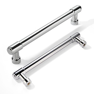 Zinc Alloy Modern Bright <b>Silver</b> <b>Drawer</b> Handle for Cabinet Kitchen Living Room Hospital Apartment-Durable Easy Installation - Product Image 3