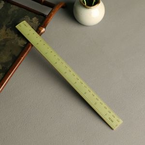 July 7th Bamboo Ruler 25Cm Graduated Chinese Style Craft Supply For Measurement And Decoration - Product Image 2