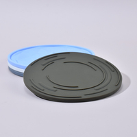 Tapis de table rond résistant à la chaleur sous-verre sous-tasse protecteur de table sous-verre en silicone sous-verre