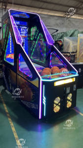 Máquina de Tiro LCD para Deportes en Interiores, Centro Comercial MAKER, Máquina de Juegos de Arcade que Funciona <span class=keywords><strong>con</strong></span> Monedas, Máquina de Baloncesto de Tiro Individual - Product Image 3