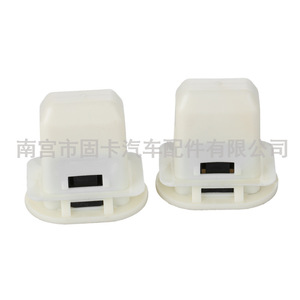 หัวเข็มขัดนิรภัยเบาะหลังไนลอนสีขาว 4L0886373 สำหรับออดี้ Q7 A4 S4 A5 - Product Image 4