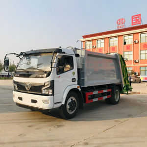 รถบรรทุกอัดขยะไฟฟ้ารถบรรทุกขยะขนาดเล็กสำหรับขาย - Product Image 4