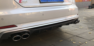 Difusor trasero con garganta trasera para Audi <span class=keywords><strong>A5</strong></span> S Line Upgrade S5 2017-2020 Parachoques trasero difuso con escape - Product Image 6