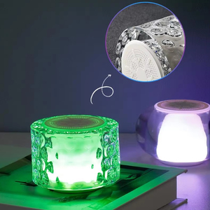 Pha Lê Karaoke Loa Với Không Dây Mic <span class=keywords><strong>Acrylic</strong></span> Pha Lê Đèn Âm Thanh Hộp LED Pha Lê Đèn Với Bluetooth Loa Cho Gia Đình KTV - Product Image 4