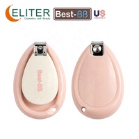 Eliter en Stock utilisation sûre emballage Blister écologique bébé vente chaude ongles bébé coupe-ongles tondeuse à ongles lumière coupe-ongles