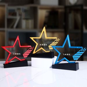 Custom Football Basketball Metal, Award <b>Trophy</b> <b>Cup</b> Available Souvenirs Sports Crystal Award <b>Trophy</b>/ - Product Image 1