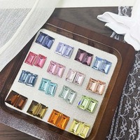 HARVEST Luxueux Vente en gros usine Strass en cristal rectangulaires taille émeraude Bling Bling Pierres en verre K9 en vrac pour ongles