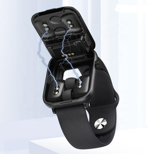 TWS 2 in 1 Blue Tooth 5.0 Wireless Earphone Sport Handsfree Earbuds Headset With Smart Watch