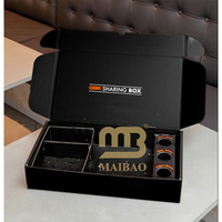 Boîte de papier Shawarma personnalisée pour restaurant arabe halal avec séparateur Boîte d'emballage pour oreiller pita et kebab d'agneau grillé