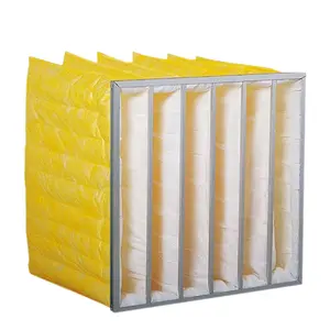 Zementanlage industrielles Sammelfiltersystem große Staubhaltigkeit synthetischer mittlere Wirkungsgrad-Luftfilter Tasche