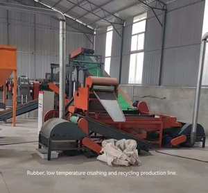 En promotion : Ligne complète de machines de recyclage automatique intelligentes pour pneus usagés, machine à déchiqueter les pneus, machines de traitement de la caoutchouc en granulés - Product Image 5
