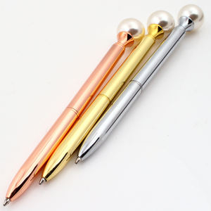 Bolígrafo de Metal Personalizado con Logotipo de Regalo de Boda, Bolígrafo de Escritura Personalizada con Perla, 1.0 mm, Instrumento de Escritura Metálico - Product Image 5