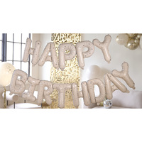 Ballons numérotés en Mylar 18/21/30/40/50/60 avec paillettes dorées, guirlande de ballons Joyeux Anniversaire pour la décoration de fête