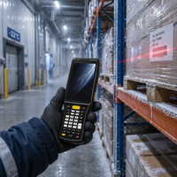 Escáner de Códigos de Barras 1D 2D Resistente a Bajas Temperaturas, PDA Robusto para Cadena de Frío, para Inventario de Almacenes Frigoríficos