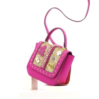 Sac à main pour femmes en diamants, sac à main de créateur pour femmes, sac à main de qualité unique pour femmes, sacs à main de luxe à bandoulière unique, 24 cm