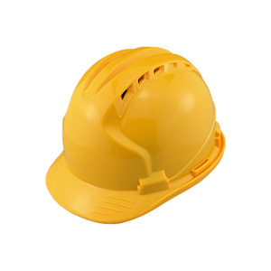 V Type Safety Helmet ABS Plastic 6 Suspension <b>Points</b> Slotted Hard Hat For Construction Sites - Product Image 3