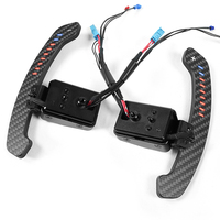 Nuevas Palancas de Cambio Deportivas de 3 Palancas con LED Magnético de Fibra de Carbono para Volante de Coche F30/F10/F22/F25/X5