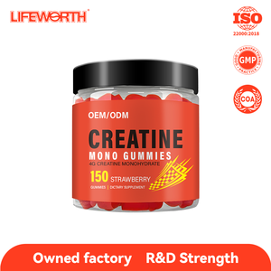 Lifworth GMP 150 contare fragola 4g di gommose monoidrato di creatina per guadagno muscolare - Product Image 4