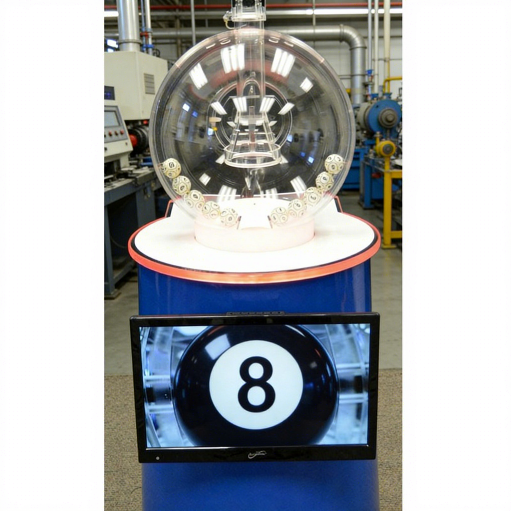 Toyvian Machine à Loto Avec 16 Boules Numérotées – Acrylique Robuste – Jeux Familiaux, éducatif Et Soirées