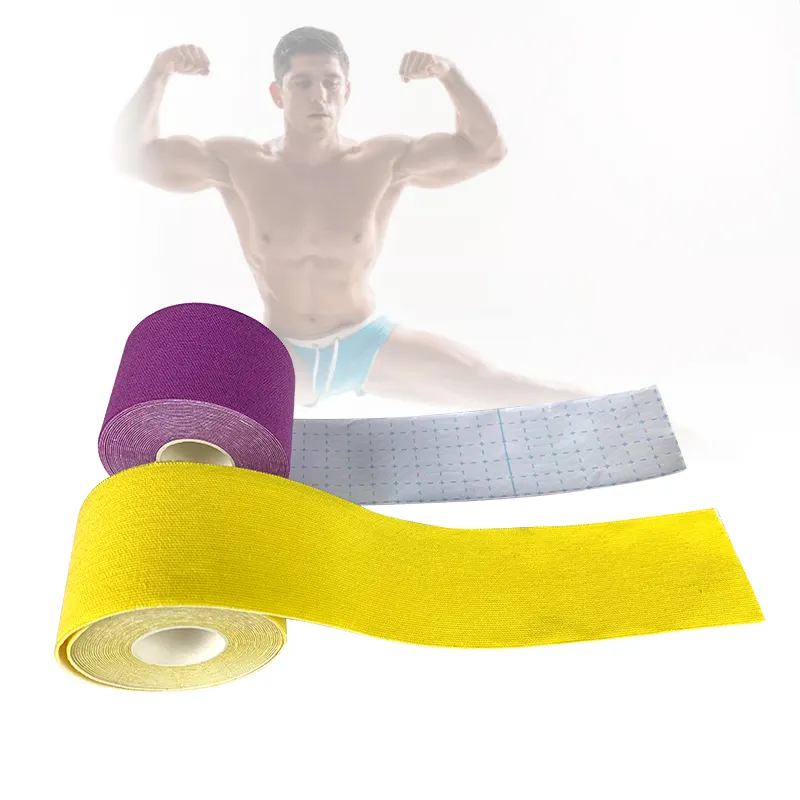 New product sports safety therapy muscle tape physiotherapy wholesale kinesiology tape waterproof athletic tape