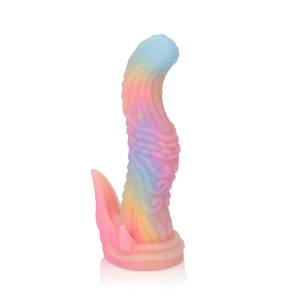 Dildo Alien Lumineux et Coloré qui Brille dans <span class=keywords><strong>le</strong></span> Noir, Certifié EU REACH, en Silicone Liquide de Qualité Alimentaire, avec Ventouse, Dildo Monstre - Product Image 2