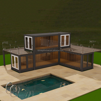 Kit de maison de piscine préfabriquée de conception la plus populaire chambre d'amis avec salle de bain et cuisine à vendre