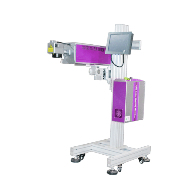Co2 Laser Coding Machine Production and Expiry Date Printer Coding Machine for Food Metal Cans