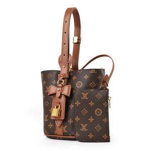 Sac seau vintage haut de gamme pour femme, style western, luxe léger, en polyester avec fermeture éclair en PU, portable - Product Image 4