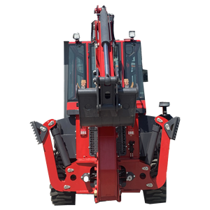 Topone nóng bán Mini Máy xúc loader bốn bánh lái backhoe loader TBL30-25 2.5ton mini loader CE EPA phê duyệt - Product Image 4