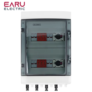 4 đầu vào 2 đầu ra năng lượng mặt trời quang điện PV Combiner box với Surge sét bảo vệ DC cầu chì MCB <span class=keywords><strong>SPD</strong></span> hộp chống thấm nước IP65 EA-CB-PV - Product Image 1