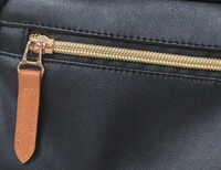 Sac à dos en PU de grande capacité, imperméable, sac quotidien