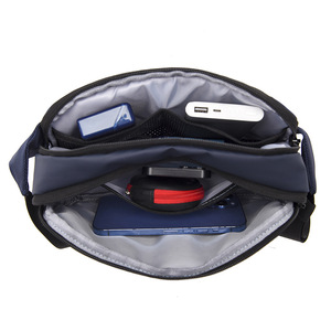 Waterproof Nylon Fanny Pack Man's <b>Chest</b> Bag with Removable Straps Multi-functional Fanny Fashion Pack Bag - Product Image 3