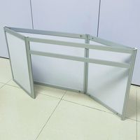 Stand d'exposition pliable en aluminium par sublimation thermique pour salon professionnel, 10 pieds, droit, écologique, durable, montage facile