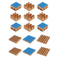 Servicios de Mecanizado CNC Personalizados de Disipadores de Calor de Latón y Cobre Puro para Placas Base de Computadora y Chips Electrónicos