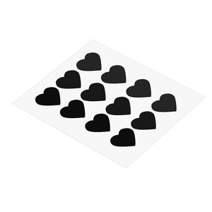 Trái Tim Màu Đen Mụn Trứng Cá Các Bản Vá Lỗi 12PC Tấm Goth Phong Cách Mụn Dán Hydrocolloid Điều Trị Tại Chỗ Cho Tối Thẩm Mỹ - Product Image 3