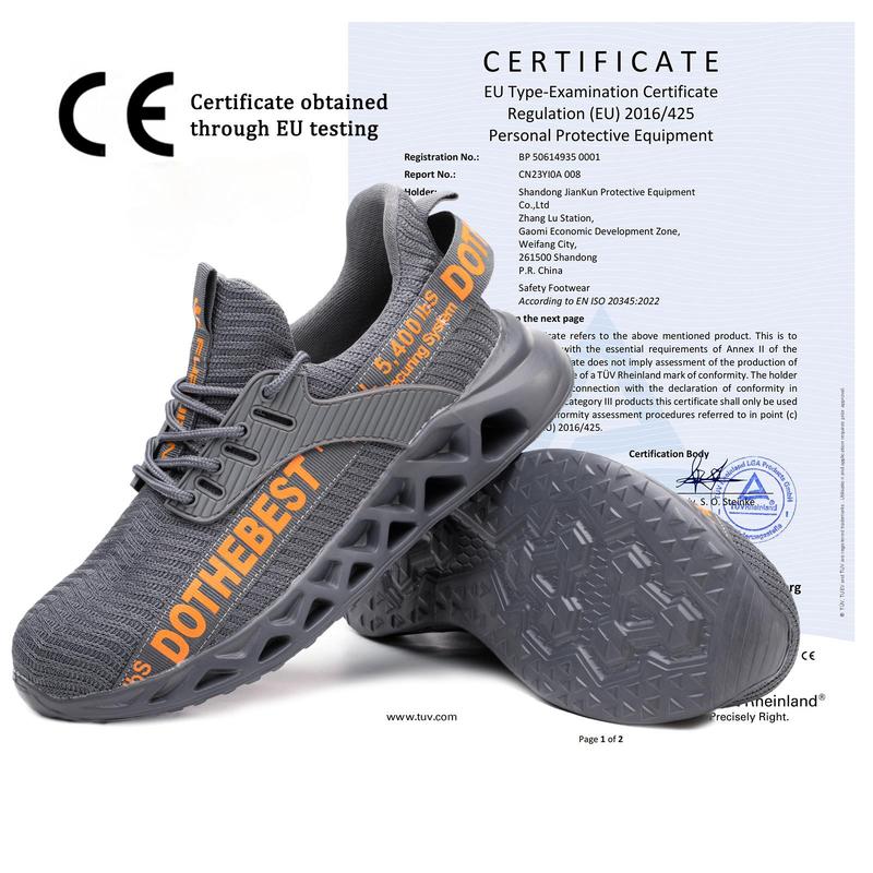 JIANKUN CE Leather Steel Toe Waterproof