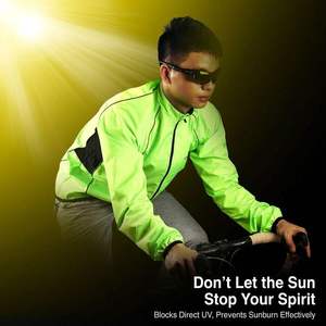 Reflective Luminous Long Sleeve <b>Cycling</b> Jersey Night Visible Safety Bike Riding Top Road MTB <b>Cycling</b> with Back Pockets for Adult - Product Image 5