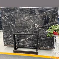 Italie marbre noir pour carreaux de sol comptoirs de cuisine panneau mural escalier en marbre Table Console en marbre Sculpture extérieure pierre tombale