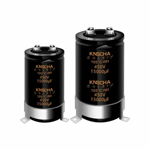 Knscha Hoge Kwaliteit Aluminium 1000000Uf Schroef Elektrolytische Condensator 10000Uf 100V Condensator Audio
