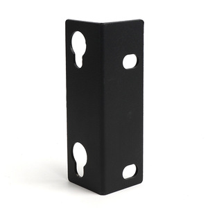 Black L-Shaped Steel <b>Bracket</b> <b>For</b> Furniture Connectors Cabinet Hardware Support Durable Right Angle <b>Corner</b> <b>Brackets</b> - Product Image 3