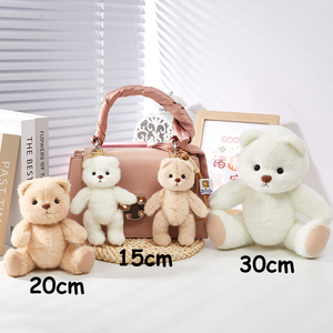 15Cm Đồ Chơi Sang Trọng Lina Gấu Dễ Thương Mũm Mĩm Quần Áo Có Thể Được Thay Đổi Để Di Chuyển Các Khớp Cảm Thấy Siêu Tốt Fluffy Đồ Chơi - Product Image 4