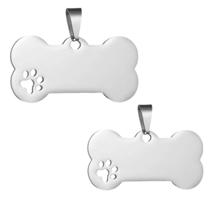 ป้ายห้อยคอสุนัขรูปกระดูก ป้ายชื่อสัตว์เลี้ยงแบบเรืองแสง 6 สี ทำจากซิลิโคน - Product Image 4