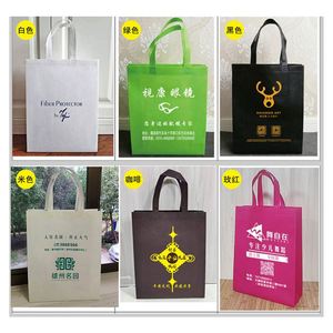 Bolsa de tela no tejida al por mayor para supermercado, con diseño de dibujos animados, de marca, a la moda, para compras, sin estampado, de proveedor. - Product Image 5