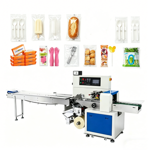 Multi-function Food Packaging Wrapping Packing Machine Auto Horizontal Pillow Bag Honey Spoon Flow Packing Machine - Product Image 3