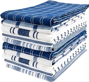 Vente directe d'usine, vente en gros, serviette de cuisine personnalisée en coton 100% hautement absorbante et à séchage rapide - Product Image 2
