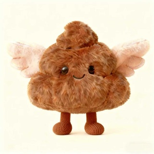 Peluche <span class=keywords><strong>de</strong></span> Mascota Personalizado, Adorable Peluche con Alas en Forma <span class=keywords><strong>de</strong></span> Caca, Animal <span class=keywords><strong>de</strong></span> Peluche Suave y Divertido, Ideal para Niños, Regalos Divertidos - Product Image 3