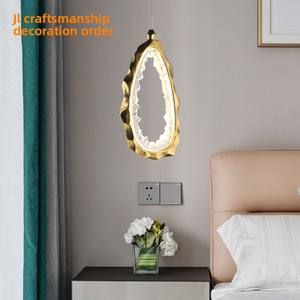 포스트모던 빌라 아일랜드 전체 구리 링 펜던트 조명 럭셔리 프랑스 호텔 레스토랑 풍경 조명기구 - Product Image 3