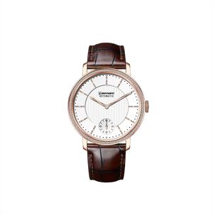 Reloj Mecánico Seagull ST3620 con Índices Reales, Diamantes, Caja de Acero Fino 316L, Fondo de Caja Transparente y Cristal de Zafiro - Product Image 1